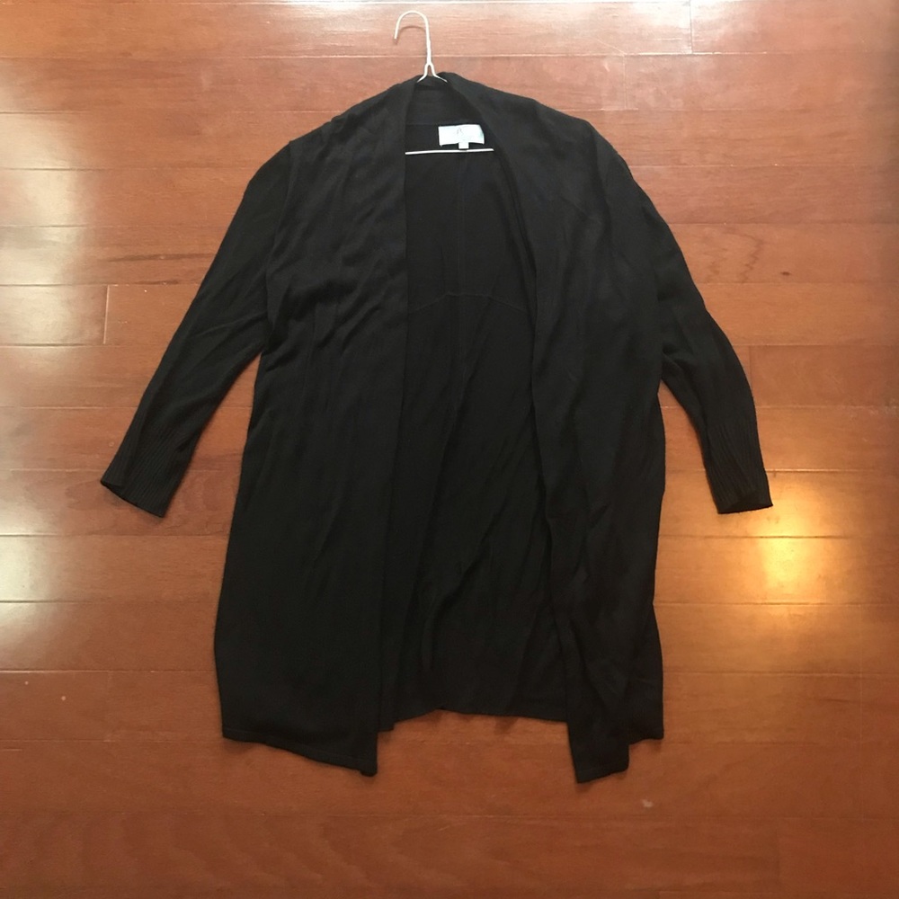 Black cardigan
